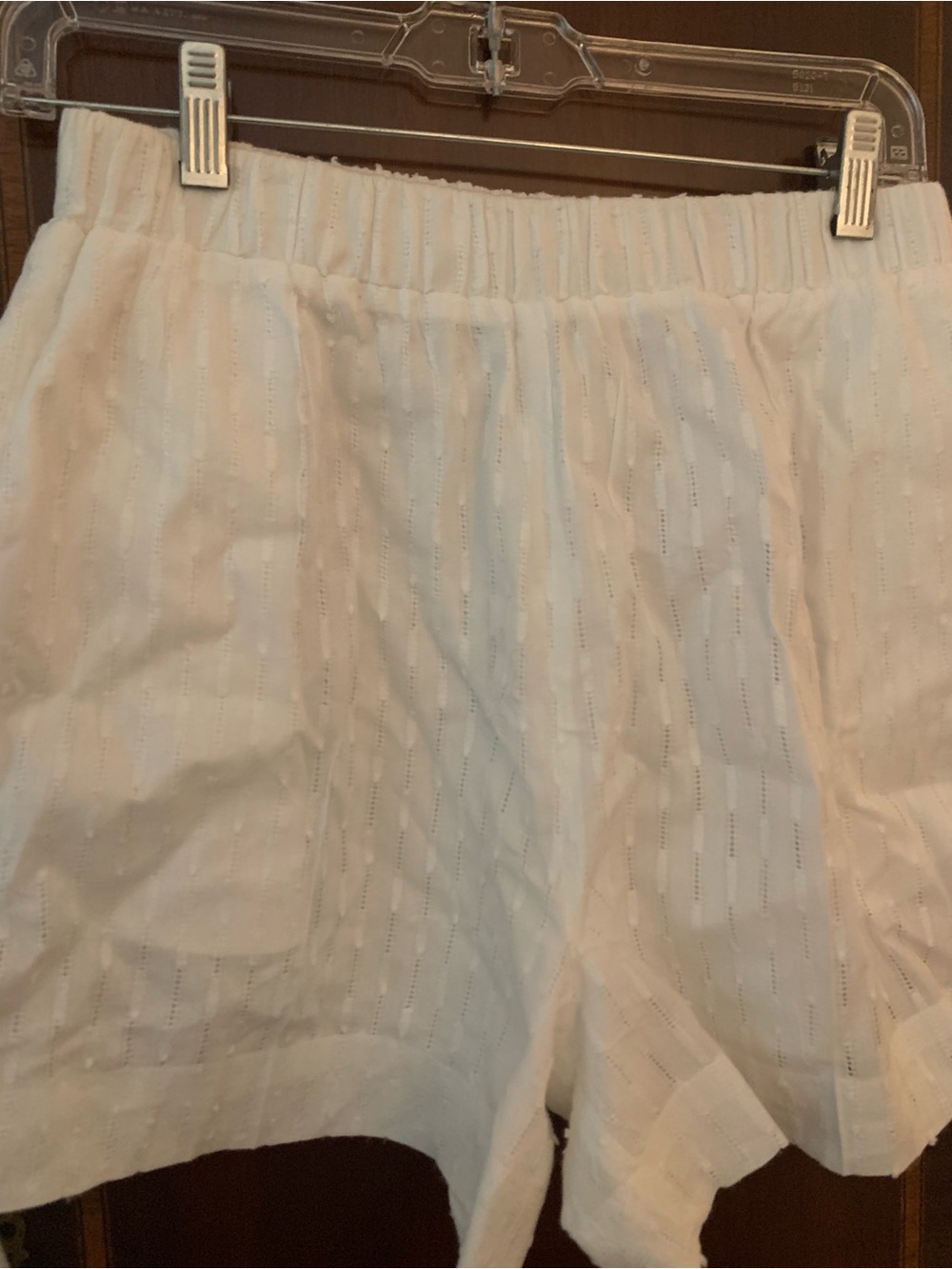Commense White Sheer Button-Down Top and shorts set -Don’t “like it” just BUY IT - Picture 3 of 3
